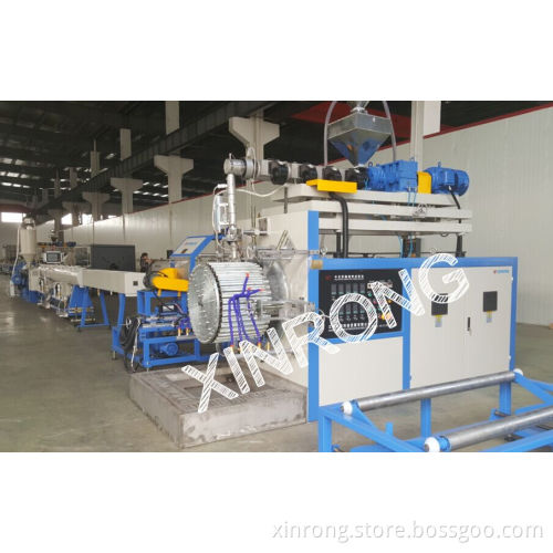 HDPE hollow wall winding pipe extrusion line